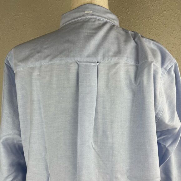 NWOT Lands End Blue Button Down Shirt Size 18 - Picture 6 of 8